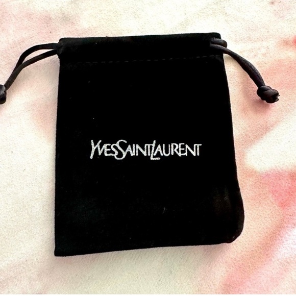 Yves Saint Laurent Black Velvet Pouch - Picture 6 of 6